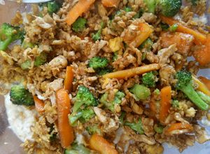 Foto resep Diet Orak Arik Telur Oatmeal brokoli & Wortel (bisa pake macem2)
