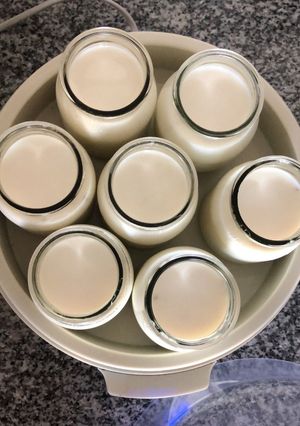 Una foto de Yogurt casero en atma