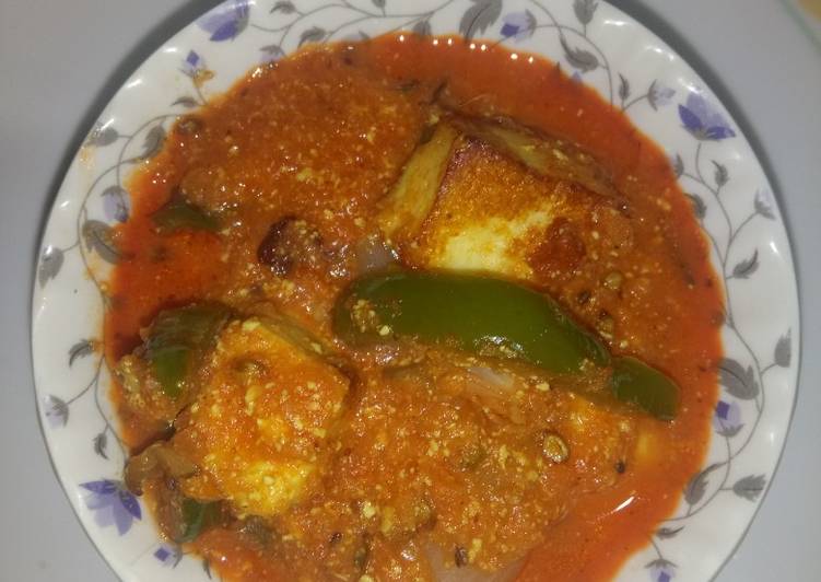 Kadhai Paneer Restaurant Style