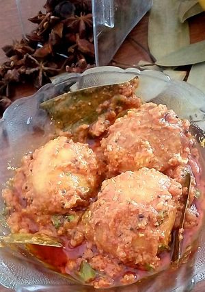 A picture of Creamy alu curry.