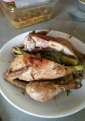 A picture of Steam salt base chicken.