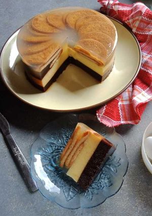 Foto resep Puding marie 3 lapis