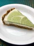 Raw Key lime matcha cheesecake