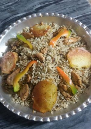 عکسی از دستور پلو شوشتری