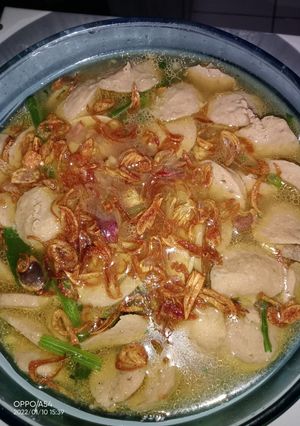 Foto resep 🍄 Sup bakso dan jamur kuah rempah 🍄