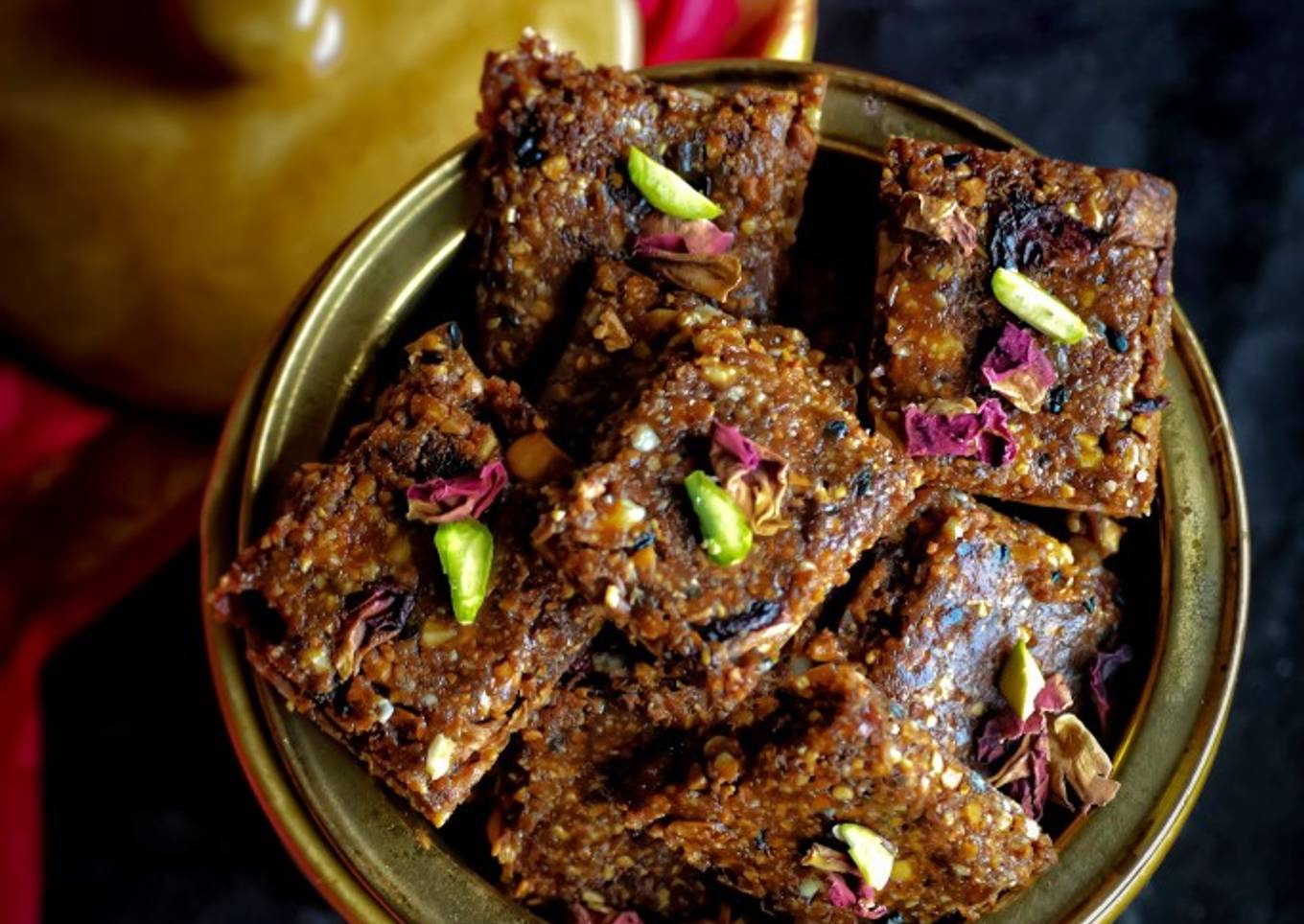 Dry fruit Dates and chocolate Chikki