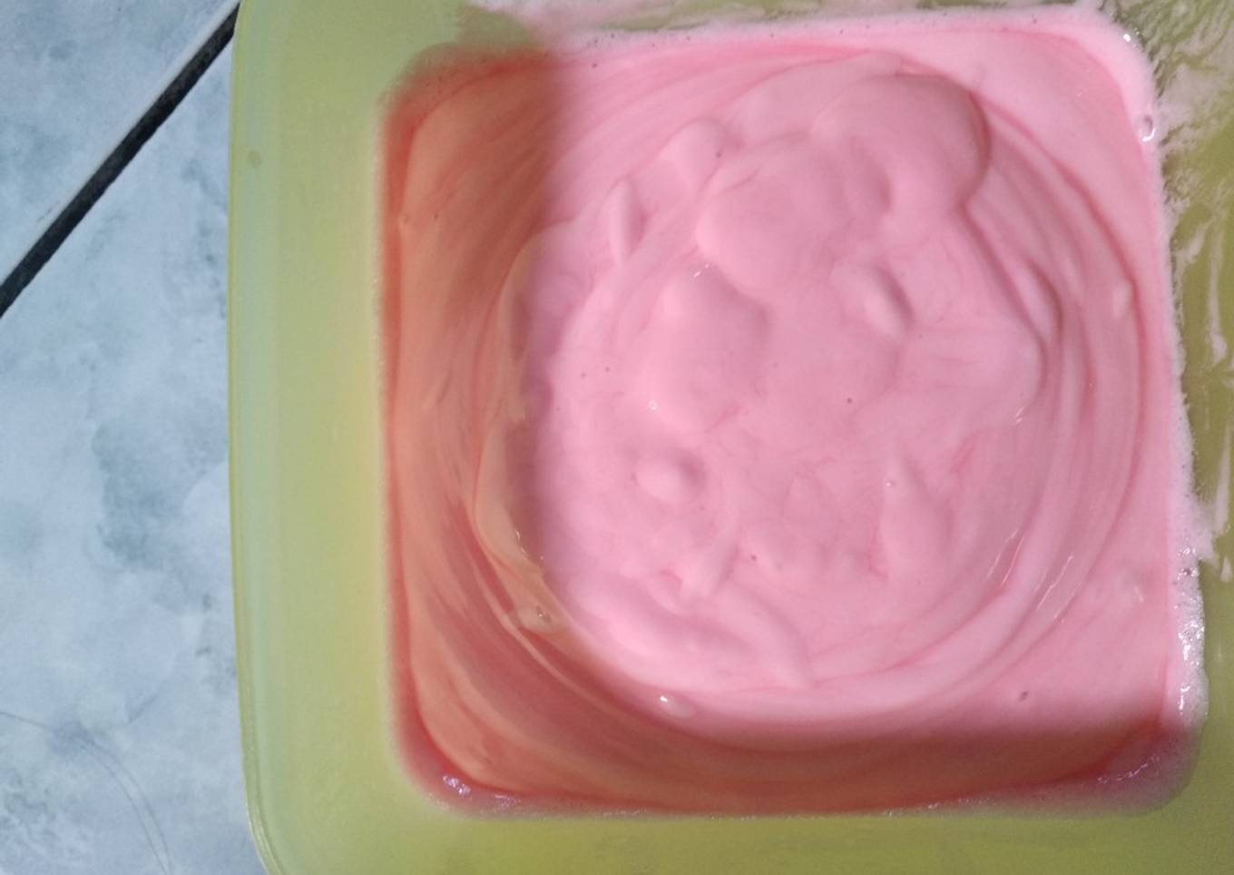 Ice cream Instant tanpa mixer