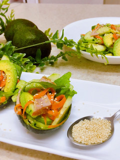A picture of Avocado Salad 🥗.