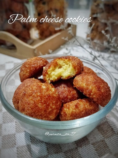 Foto resep 1 adonan kue kering untuk aneka variasi (versi manis : palm cheese cookies)