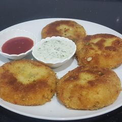 Aaloo keema kebab A picture of Aaloo keema kebab.
