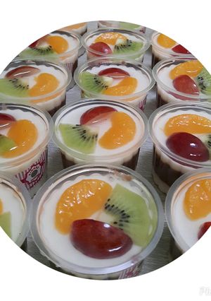 Foto resep Puding buah