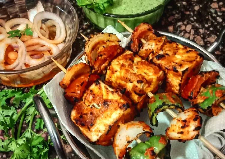 How to Make Super Quick Homemade Tandoori paneer tikka