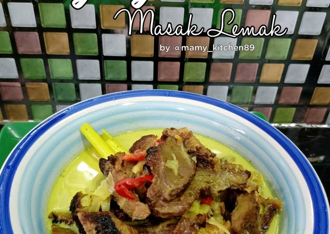 🥩🥘Daging Salai Masak Lemak (mudah)