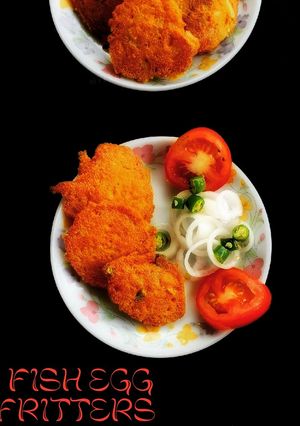 A picture of Fish Egg Fritters.