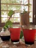 Kokum Sharbat (from Homemade Kokum Syrup concentrate.)