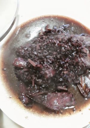 紫米雞翅 的食譜成品照片