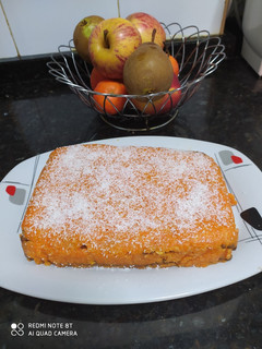 Una foto de Pastel de zanahoria