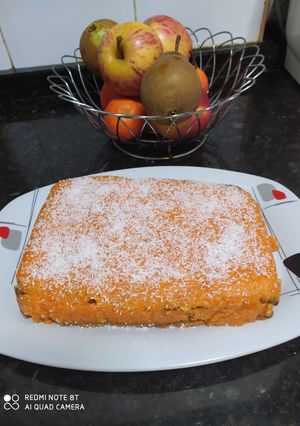 Una foto de Pastel de zanahoria