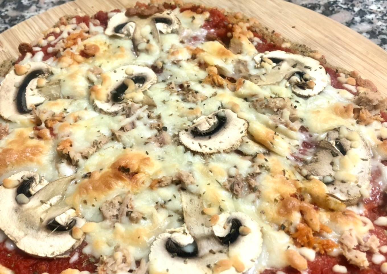 Pizza de quinoa