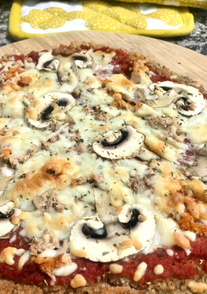 Una foto de Pizza de quinoa