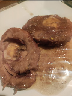 Una foto de Lomo relleno con salsa Pedro Ximénez, en freidora de aire