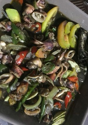 Foto resep Cumi asin pete