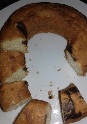 صورة لوصفة كيك عادي سهل وسريع بمكونات متوفرة بكل بيت