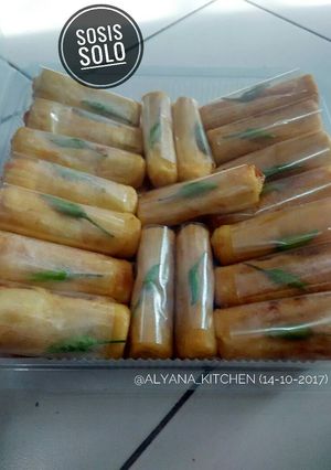 Foto resep Sosis solo goreng kokoh