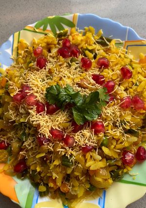 A picture of Kanda poha.