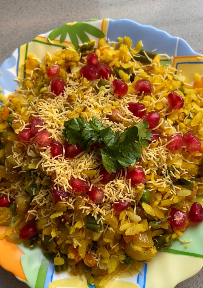 A picture of Kanda poha.