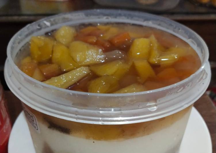 Resep Puding Tahu dan setup nanas Anti Gagal