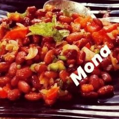 A picture of Piping Hot Dry Rajma (Kidney beans).