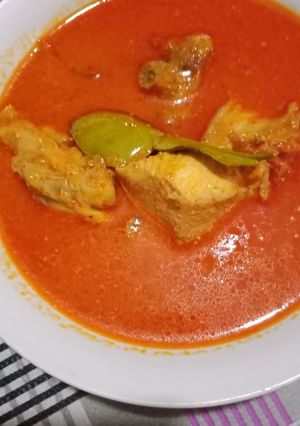 Foto resep Gulai ayam daun kari