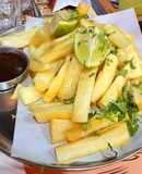 Sweet potatoes lemon french fries
