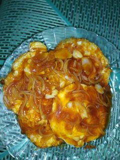 Foto resep Telur ceplok asam manis