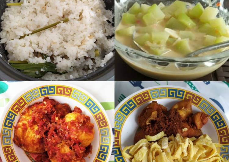 Langkah Mudah untuk Membuat Nasi uduk rice cooker, Lezat