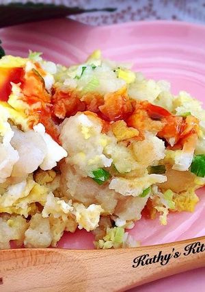 A picture of Stir-Fried Egg Pancake.