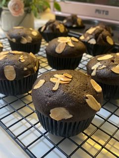 Foto resep Choco Almond Muffin