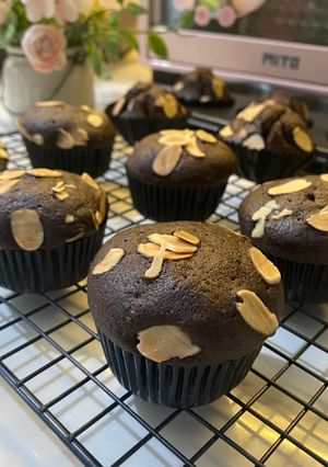 Foto resep Choco Almond Muffin