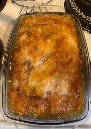 A picture of Sweet Potato Cobbler.