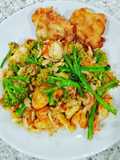 Seafood Fried Rice with Veggies