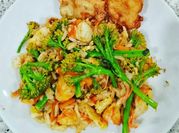 A picture of prawn fried rice