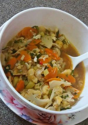 Foto resep Sup Masak Ayam Khas Pare