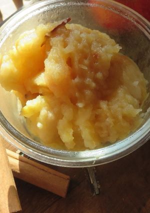 Une photo de Compote de pommes aux épices