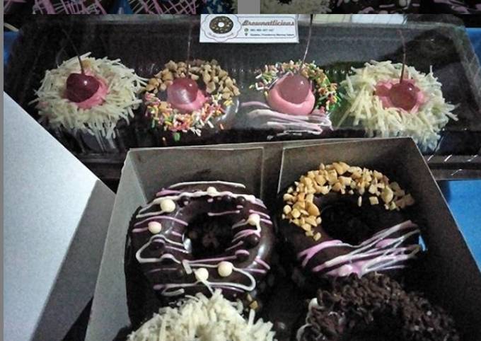 Brownis Donat Lembut dan Nyokelat untuk Jualan (No Mixer)