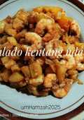 Balado kentang udang