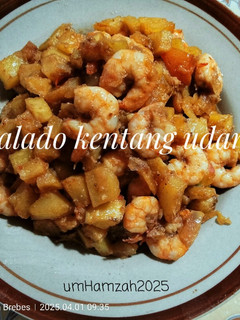 Foto resep Balado kentang udang