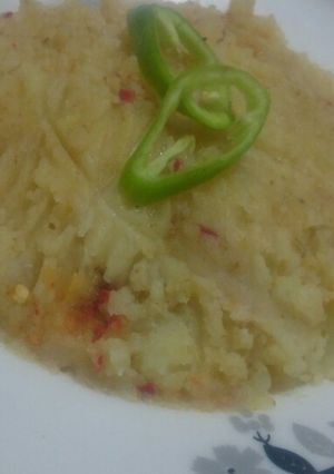 صورة لوصفة بطاطس مهروسه
