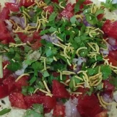A picture of Masala papad.