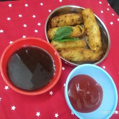 A picture of Poha Potato Cutlet.